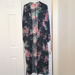 Women's Ten Sixty Sherman floral duster, size XL